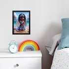 Quadro Decorativo Orixá Baby - Iemanjá 24x18cm - Com Vidro Mo