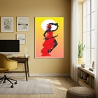 Quadro Decorativo Orixá Iansã Candomblé  - 70x50cm Moldura Br