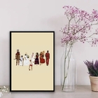 Quadro Decorativo Orixás Umbanda 33x24cm - Com Vidro Moldura: