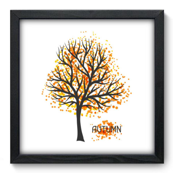 Quadro Decorativo - Outono - 33cm X 33cm - 080qndbp