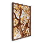 Quadro Decorativo Outono Galhos De Árvore Com 1 Tela 60x90cm