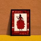 Quadro Decorativo Oyá - Umbanda 45x34cm - Com Vidro Moldura:m