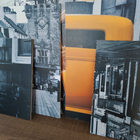 Quadro Decorativo Painel Mosaico Sala Quarto 5 Peças Carro An