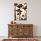 Quadro Decorativo Paisagem Araucaria A Mão - 150x100 Cm
