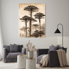 Quadro Decorativo Paisagem Araucaria Vintage - 200x120 Cm