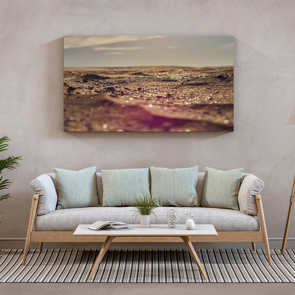 Quadro Decorativo Paisagem Areia - 180x120 Cm