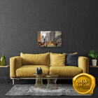 Quadro Decorativo Paisagem Arte Pintura Luzes A Noite 60x40