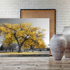 Quadro Decorativo Paisagem Árvore Amarela - 200x135 Cm