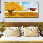 Quadro Decorativo Paisagem Árvore Do Amor - 100x70 Cm