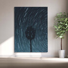 Quadro Decorativo Paisagem Arvore Espiral - 120x80 Cm