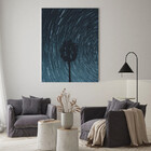Quadro Decorativo Paisagem Arvore Espiral - 200x120 Cm