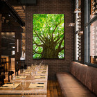 Quadro Decorativo Paisagem Árvore Frondosa - 100x70 Cm