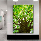 Quadro Decorativo Paisagem Árvore Frondosa - 100x70 Cm