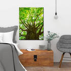Quadro Decorativo Paisagem Árvore Frondosa - 100x70 Cm