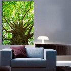 Quadro Decorativo Paisagem Árvore Frondosa - 200x100 Cm