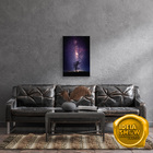 Quadro Decorativo Paisagem Arvore Noite Estrelada Sala Quart