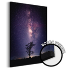 Quadro Decorativo Paisagem Arvore Noite Estrelada Sala Quart