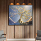 Quadro Decorativo Paisagem Beleza Efêmera Com Moldura E Vidro