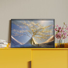 Quadro Decorativo Paisagem Beleza Efêmera Com Moldura E Vidro