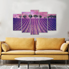 Quadro Decorativo Paisagem Campo Lavanda