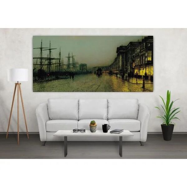 Quadro Decorativo Paisagem Cidade Scotland - 200x120cm