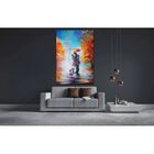 Quadro Decorativo Paisagem Dia Dos Namorados Em Paris - 100x7