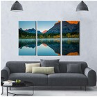 Quadro Decorativo Paisagem Floresta 3 Peças