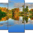 Quadro Decorativo Paisagem Floresta 5 Peças M2