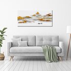 Quadro Decorativo Paisagem Gold Through The Fog - 150x100 Cm