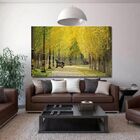 Quadro Decorativo Paisagem Golden Forest - 100x70cm