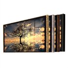 Quadro Decorativo Paisagem Grande Árvore Da Vida Com Moldura