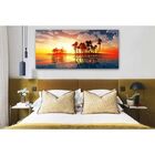 Quadro Decorativo Paisagem Ilha Tropical - 120x60cm