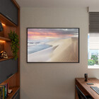 Quadro Decorativo Paisagem Lencois Maranhense Com Moldura E V