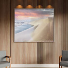Quadro Decorativo Paisagem Lencois Maranhense Com Moldura E V