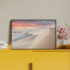 Quadro Decorativo Paisagem Lencois Maranhense Com Moldura Pre