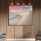 Quadro Decorativo Paisagem Lencois Maranhense Com Moldura Pre