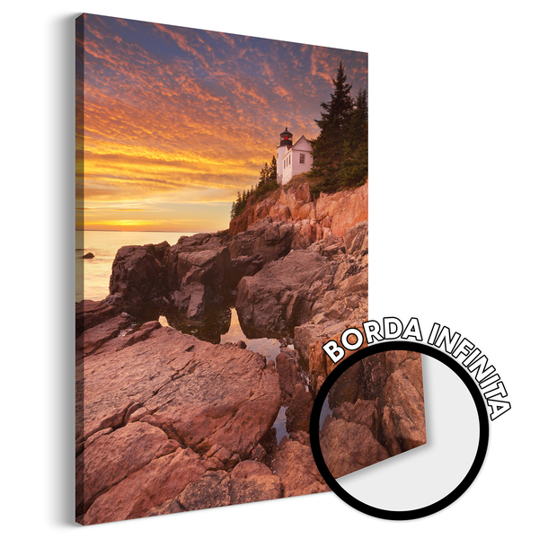 Quadro Decorativo Paisagem Linda Entardecer Por Do Sol Sala