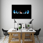 Quadro Decorativo Paisagem Luas - 90x60cm