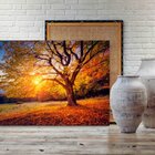 Quadro Decorativo Paisagem Majestic Tree - 150x80 Cm