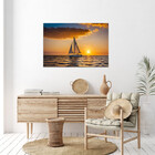 Quadro Decorativo Paisagem Mar Aberto - 120x80 Cm