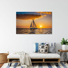 Quadro Decorativo Paisagem Mar Aberto - 120x80 Cm