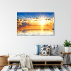 Quadro Decorativo Paisagem Miragem Aquática - 100x70 Cm