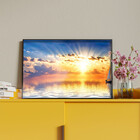 Quadro Decorativo Paisagem Miragem Aquática Com Moldura E Vid