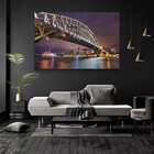 Quadro Decorativo Paisagem Ponte Da Baia De Sydney Sem Moldur