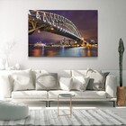 Quadro Decorativo Paisagem Ponte Da Baia De Sydney Sem Moldur