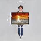 Quadro Decorativo Paisagem Pôr Do Sol Na Praia 1 Tela 60x90 P