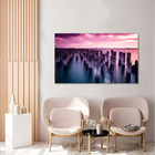 Quadro Decorativo Paisagem Por Do Sol No Mar