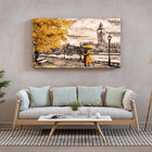 Quadro Decorativo Paisagem Umbrella Gold - 150x100 Cm