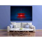 Quadro Decorativo Paisagem Umbrella Red - 90x60cm
