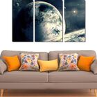 Quadro Decorativo Paisagens Planetas 3 Peças